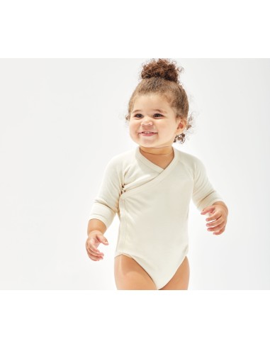 BAB-BZ60-Baby Long Sleeve Kimono Bodysuit